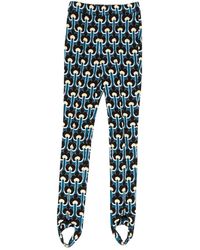 Marni Pantaloni in cotone multicolore \N - Blu