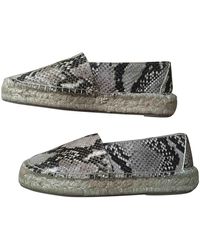 Diane von Furstenberg Leder Espadrilles - Natur