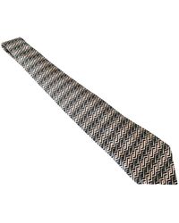 Hermès Seide Krawatten - Mettallic