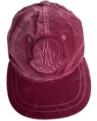 Moncler Portefeuilles en Velours Rose