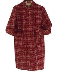 Marni Wolle Mäntel - Rot