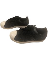 adidas black glitter trainers