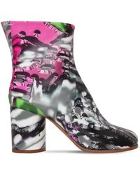 Maison Margiela Leder Stiefeletten - Mehrfarbig