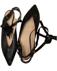 Sandro FW18 Leder Ballerinas - Schwarz