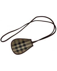 Burberry Leather Key Ring - Brown