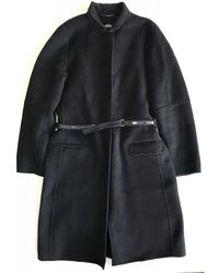 Max Mara Wool Coat - Black