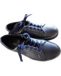 Max Mara Patent Leather Trainers - Blue