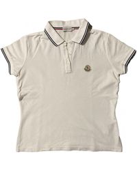 Moncler Top en Coton Blanc