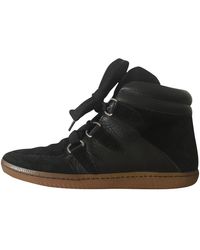 Sandro Amandine Leder Sneakers - Schwarz
