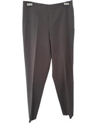 Max Mara Atelier Grey Wool Trousers - Multicolour