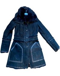 Burberry Black Shearling Coats