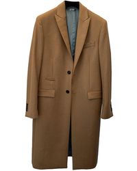 Philipp Plein Mantel en Laine Beige - Neutre