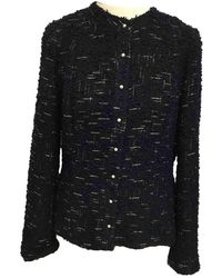 Chanel Tweed Kurze Jacke - Schwarz