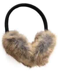 Sandro Beige Rabbit Hats - Natural