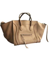 Céline Luggage Phantom Leder Handtaschen - Braun