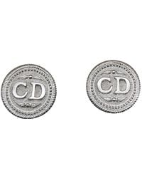 Dior Boutons de manchette en Métal Argenté - Métallisé