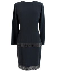 Valentino Midi Kleid - Schwarz