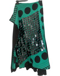 Diane von Furstenberg Seide Halblang rock - Grün