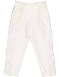 Chanel Pantaloni a sigaretta - Bianco