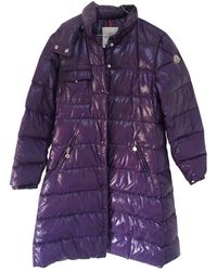 Moncler Mantel en Polyester Violet
