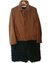 Marni Nerz Mäntel - Natur