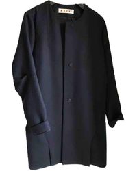Marni Wolle Mäntel - Blau