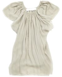 Lanvin Top in seta grigio \N