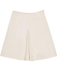 Valentino Gonna in cotone beige \N - Neutro