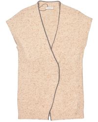 Brunello Cucinelli \\n Beige Cashmere Knitwear - Natural