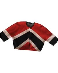 Burberry Wool Cardigan - Red