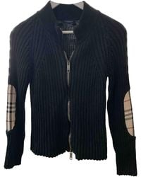 Burberry Black Cotton Knitwear