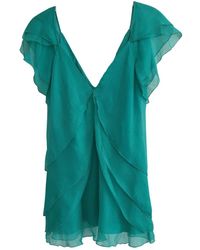 Diane von Furstenberg Seide Bluse - Mehrfarbig