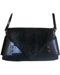 Sandro Leder Clutches - Mehrfarbig