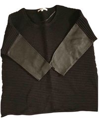 Sandro Black Cotton Knitwear