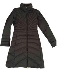 Moncler Mantel Classic en Polyester Noir