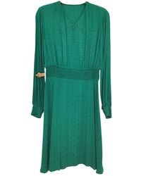 Sandro Fall Winter 2019 Midi kleid - Grün