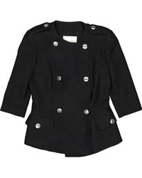 Balmain Giacca in cotone nero \N