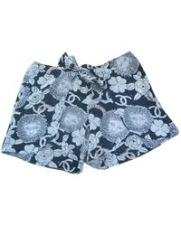 Chanel Short de Seda - Multicolor