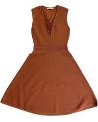 Sandro Midi kleid - Braun