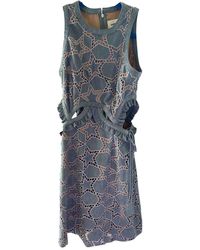 Self-Portrait Mini kleid - Blau