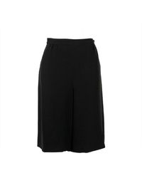 Valentino \n Black Silk Trousers