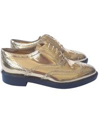 Burberry Leather Lace Ups - Multicolour