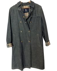 Burberry Trench Coat - Blue