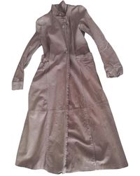 Marni Leder Mäntel - Mehrfarbig