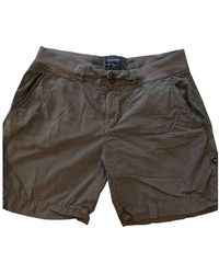 Woolrich Shorts en Coton Marron - Multicolore
