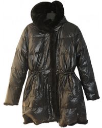 Diane von Furstenberg Synthetikpelz Anorak - Schwarz