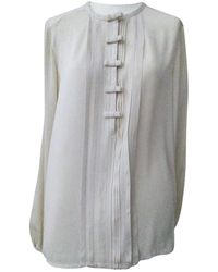 Diane von Furstenberg Seide Hemd - Natur