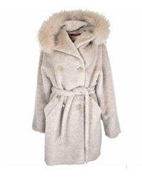 Max Mara Wool Coat - Natural