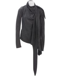 Rick Owens Leder Jacken - Braun