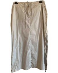 Moncler Jupe en Polyester Gris